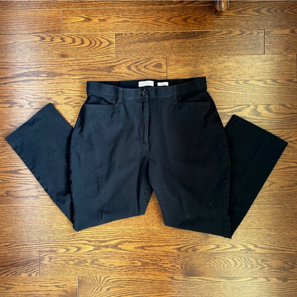 Northern Reflections Black Essential Fit Pants Size 14 Petite - Picture 2 of 12